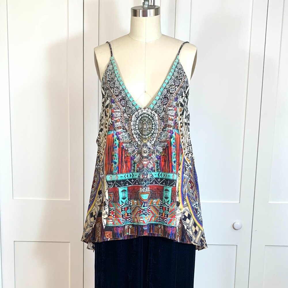 Camilla V Neck Cami - Small